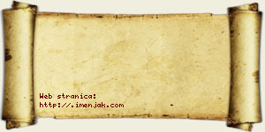 Jana Erkić vizit kartica